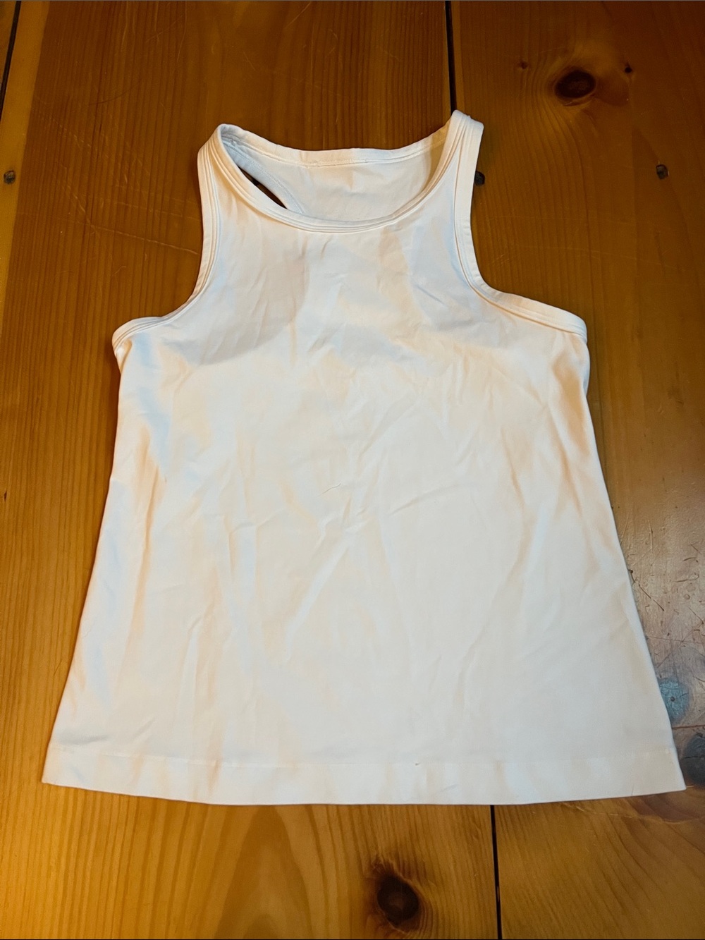 LULULEMON White Align Racerback Tank Top Fitted - Picture 3 of 5